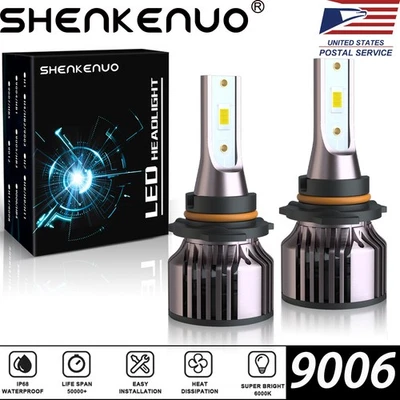 9006/HB4 LED Headlight Low Beam Bulbs 6000K Kit For 2018 2019 Dodge Journey - Image 1 of 4