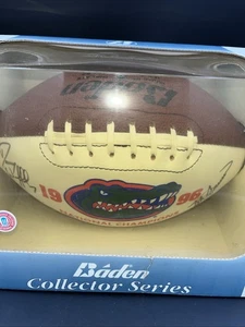 2006 National Champions Florida Gators Football Signed Spurrier Wuerffel Boxed - Picture 1 of 9