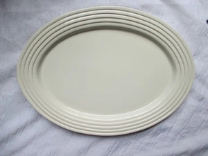 Pampered Chef New Traditions 16 In Oval Serving Platter 15 5/8"x 11.75" White - Picture 1 of 5