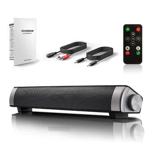 Soundbar Wireless Lautsprechersystem Subwoofer Bluetooth TV Heimkino 3,5mm AUX - Bild 1 von 10