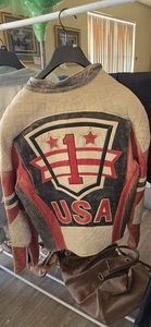 Michael Hoban Leather Jacket From North Beach Size XL - Picture 1 of 6