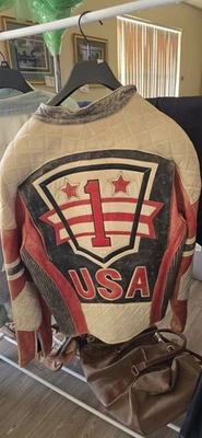 Michael Hoban Leather Jacket From North Beach Size XL - Image 1 of 4