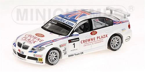 Modelo fundido 1:43 Minichamps Bmw 320Si Uk Porto Wtcc 2007 400072601 - Imagem 1 de 2