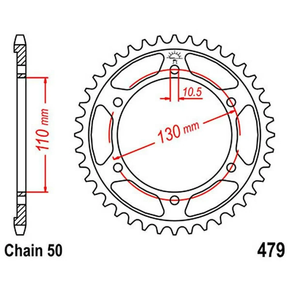 Piñon JT 479 Z48 Yamaha 1300 XJR 2004-2015