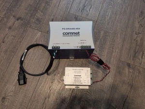 ComNet PS-DRA480-48A 480w DIN Rail Mount PSU Comnet CNGE2MCPOEM 2 Fiber 2 copper - Picture 1 of 10
