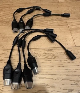 Lotto 7 controller cavi staccabili Xbox 1 originali aftermarket OEM - Foto 1 di 7