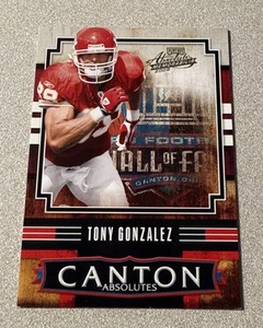 2008 Playoff Absolute Canton Absolutes #CA-12 Tony Gonzalez Chiefs /250 - Bild 1 von 2