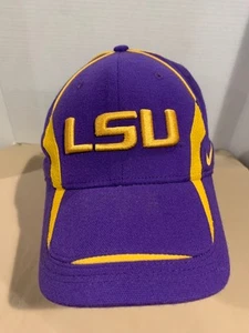 Nike Team LSU Hat Purple Louisiana State Baseball Cap Adjustable NCAA SEC - Picture 1 of 6