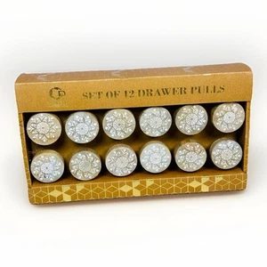 Casa Decor 12 Wood Drawer Pulls Boho NIB - Picture 1 of 3
