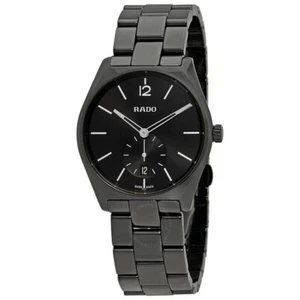 $2700 MSRP| Rado R27081152 True Specchio Black Dial Men's Ceramic Bracelet Watch - Picture 1 of 9