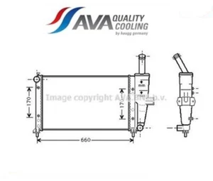FT2209 Radiatore, Raffreddamento motore (AVA) - Imagen 1 de 1