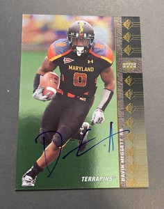 2012 SP Authentic 1994 SP #94SP Davin Meggett Autograph RC AUTO ROOKIE Maryland