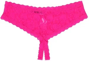 Hanky Panky 169116 Womens Plus Size Lace Cheeky Panties Tulip Pink Size 3X - Picture 1 of 2