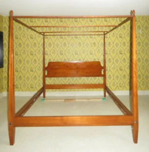 King Ethan Allen Country Colors Canopy Poster Bed 14 5671 Autumn Maple S A L E ! - Picture 1 of 12