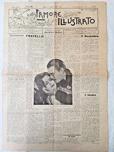 L'AMORE ILLUSTRATO 31 Ottobre 1929 Giornale Settimanale Direttore MAURIZIO BASS0 - Picture 1 of 1