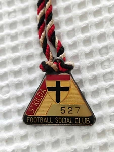 Vintage Member Badge Medallion St Kilda Saints Social Club 1973 Swann & Hudson - Picture 1 of 3