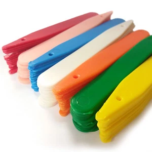 10cm/4" Plant/Flower Stick Labels White Blue Green Orange Pink Red Yellow Mixed - Picture 1 of 12