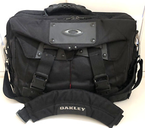 RARE OAKLEY COMPUTER BAG 2.0 Black Messenger Tactical Pack w/ Shoulder Strap