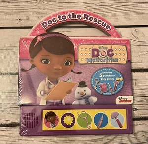 Disney Doc McStuffins: Doc to the Rescue: Play-a-Sound - Board book - NEW Sealed - Picture 1 of 2