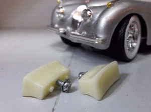 Jaguar XK 120 140 150 XK120 XK140 XK150 Round Smiths Heater Door Handles Knobs - Picture 1 of 3