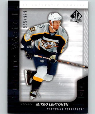 (HCW) 2006-07 SP Authentic #235 Mikko Lehtonen NM-MT Rookie 985/999 RC 07043 - Image 1 of 2