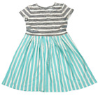 New Gap Kids Girls Striped Short Sleeve Dress Size L (10) MSRP:$26.95