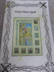 FAIRY FLOWER QUILT KIT ~ Pattern & Panels ~ Make & Enjoy! - Picture 1 of 12