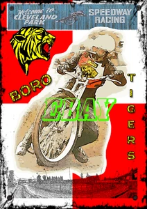 Middlesbrough Speedway Retro Card with envelope - Birthdays, Father's day etc - Picture 1 of 4