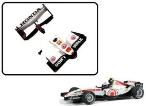 Scalextric W9361 Front Rear Spoilers For Honda Racing F1 C2715 'Jenson' NEW  - Picture 1 of 2