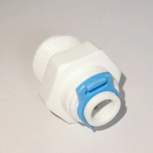 Adapter 1/4" Schlauch auf 3/8" Gewinde für Umkehrosmoseanlagen Aktivkohlefilter - Bild 1 von 2