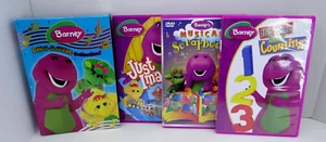 Barney The Dinosaur 3 DVD Set Just Imagine Time For Counting Musical Scrapbook - Picture 1 of 10