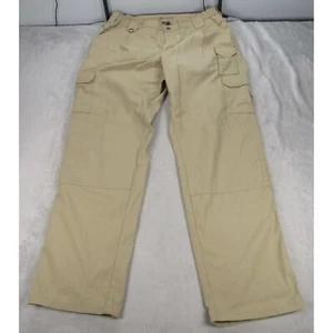 5 11 Tactical Pants Mens 38x34 Khaki Zip Fly Taclite Pro Ripstop Cargo Outdoor - Picture 1 of 17