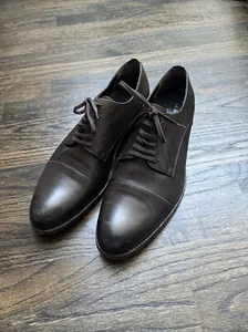 Harry’s of London Men’s Oxford Shoes, Sz 44.5 EU 11.5 US, Green Italy - Picture 1 of 10