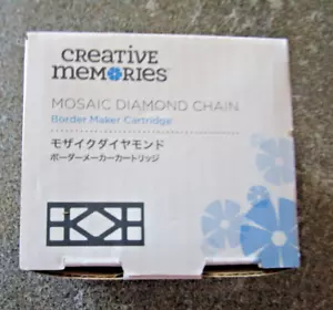 Creative Memories Mosaic Diamond Chain BORDER MAKER CARTRIDGE BMC Nw 2023 Ltd Ed - Picture 1 of 2