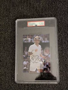 Roger Federer Autographed PSA DNA Wimbledon Champion Signed Photo Rolex Tennis - Picture 1 of 3