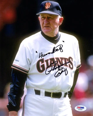 ROGER CRAIG SIGNED AUTOGRAPHED 8x10 PHOTO HUMM BABY SAN FRANCISCO GIANTS PSA/DNA - Image 1 of 2