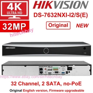 Hikvision Original 32CH 4K NVR 2SATA 32MP Network Video Recorder DS-7632NXI-I2/S - Picture 1 of 9