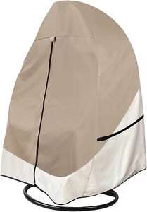 Porch Shield Patio Hanging Egg Chair Cover - 600D Waterproof Outdoor Double Seat - Picture 1 of 35