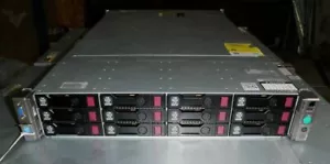HP DL380p G8 Gen8 12 bay LFF 2x E5-2670 192GB RAM P420i 31,6TB con Railset - Foto 1 di 1