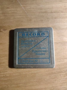Injection Needle Box Unopened CA.1940. Aghi Siringa Sigillati Ca 1940 - Foto 1 di 3