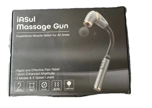 Pistola de masaje IASUI con mango extendido mejorado, masajeador de espalda - Imagen 1 de 2