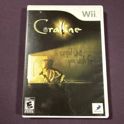 Coraline (Nintendo Wii, 2009) CIB Manual Very Good Condition Fast Shipping  - Image 1 of 4