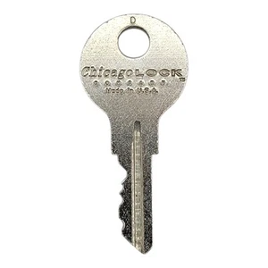 Chicago Lock Company Made in USA Key - 1454 - Cam Toolbox Bev Air Cabinet - Picture 1 of 2