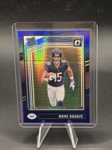 2024 Donruss Optic Rome Odunze Rated Rookie Blue Prizm RC #286 Bears - Bild 1 von 2