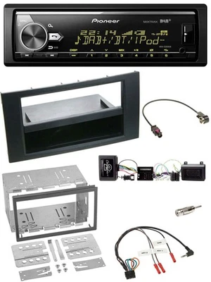 Pioneer Bluetooth USB DAB Lenkrad Autoradio für Ford Kuga 2008-2012 schwarz - Bild 1 von 4