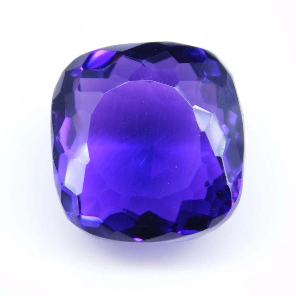 Impresionante piedra preciosa cojín natural violeta azul amatista sin tratar 48,25 quilates Foto 1 de 4