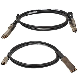 Amphenol Spectra-Strip SKEWCLEAR 8 Pair 24 AWG 5m MiniSAS HD SFF-8644 - QSFP - Picture 1 of 3