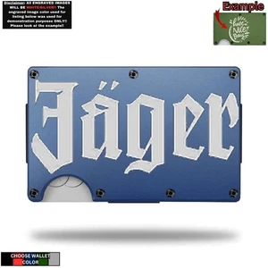 Individuelle JAGERMEISTER #4 Lasergravur Geldbörse - Wählen Sie eine Geldbörse Farbe - Bild 1 von 11