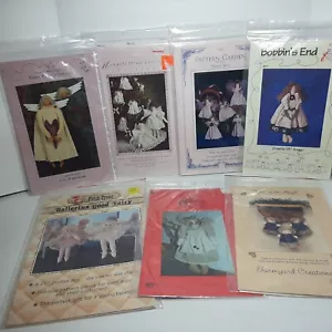 Angel Doll Sewing Patterns Lot of 7 - Picture 1 of 8