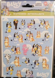 NIP 92 Ct Bluey Stickers - Picture 1 of 2